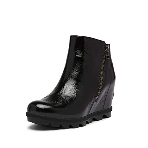 Sorel-Womens-Joan-of-Arctic-Wedge-II-Zip-Boot-Light-Rain-Waterproof-Black