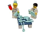 LEGO Doctor & Nurse with Medical Instruments and Bag - Custom Medicine MD, DO, RN Minifigure