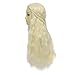HH Building Cosplay Wig for Game of Thrones Daenerys Targaryen khaleesi Long Wavy Hair (Beige)