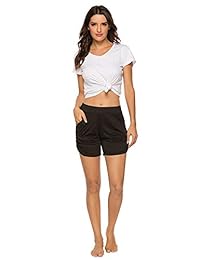 Pantalones cortos cómodos con bolsillos para dama