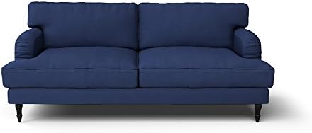 Comfort Works Custom Made SLIPCOVERS for Stocksund 3 Seater Navy Blue