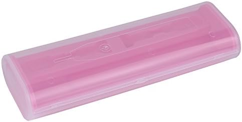 Toothbrush Travel Case | Fits Philips Sonicare Snap-On Rechargeable Handles Electric Tooth Brush Holder | Plastic Storage Box by Soniangia(Pink)