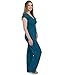 Kindred Bravely Davy Ultra Soft Maternity & Nursing Pajamas Sleepwear Set (Teal, Large)
