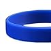 SODIAL(R) Fashion Silicone Rubber Elasticity Wristband Wrist Band Cuff Bracelet Bangle dark blue