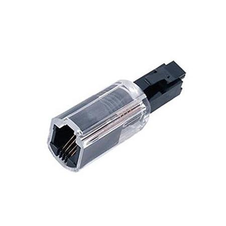 1 x Telephone Cord Detangler - 360 Degree Rotating Black Phone Cord Detangler by Dragon Trading - Eliminate Twists and Tangles - Crystal Clear Design - Premium Quality Telecommunication Accessory