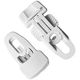 Banner Clips Large White - Instant Grommet Tabs and Tarp Clips (10 Pack)