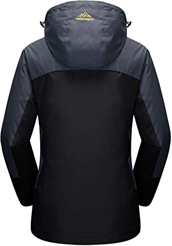 [- TACVASEN Women's 3-in-1 Jackets Waterproof Fleece Jacket Outdoor Skiing Snowboarding Coat  -]