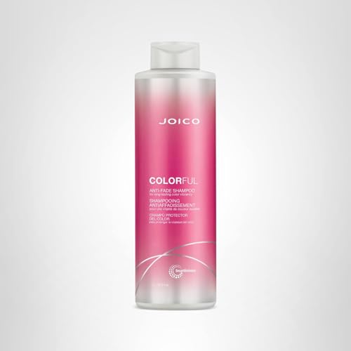 Joico Colorful Anti-Fade Shampoo | For Color-Treated Hair | Preserve Hair Color & Vibrancy | Boost Shine & Reduce Breakage | Sulfate Free | With Camellia Oil & Pomegranate Extract | 33.8 Fl Oz