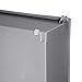 Sterilite 01743V01 4 Drawer Unit, Flat Gray with Black Handles & Drawer Interiors, 1-Pack