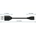 Fitbit Charge HR Charging Cable, iXCC Replacement USB Charging Cable for Fitbit Charge HR Wireless Activity Tracker Bands (1ft)