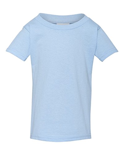 Gildan Todler Boy's Heavy Cotton 5.3 oz. T-Shirt, Light Blue, 4T