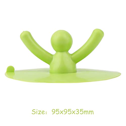 Home Kitchen Washroom Bathroom Shower Waterproof Silicone Sink Plug Water Sink Bathtub Drainage Stopper Tool - Green