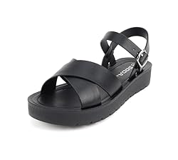 Soda CHESTER ~ Women Flat Sandals Flatform Ankle