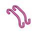 Handy Hooky Car Headrest Hook Purse Holder Hook Car Seat Hanger Storage Hooks Purse Bag Grocery Car Organizer Car Backseat Hooks Pink (2 Pack)