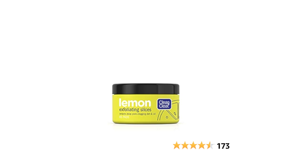 clean & clear lemon face wash