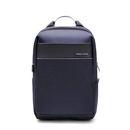 Arctic Hunter Nylon Blue Laptop Backpack with External USB Charging Point