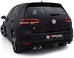 Remus Duplex 956014 0500 Exhaust Silencer Replacement Pipe Downpipe Tail Pipe 2 x 102 mm Carbon