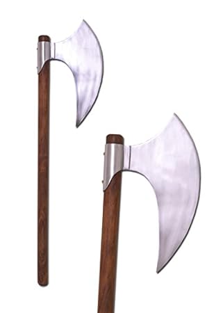 Bartaxt, Dekoration Kampfaxt AXT Beil LARP Ritter Wikinger Mittelalter ab 18 Jahren