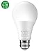 Dusk to Dawn Lights Bulb, Minger 7W Smart LED Bulbs with Auto on/Off, Indoor/Outdoor Lighting Lamp for Porch, Hallway, Patio, Garage (E26/E27, 600lumen, Cold White)