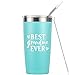 MASGALACC Best Grandma Ever - Birthday Mothers Day Gift Tumbler - Vacuum-Insulated Stainless Steel Mug Tumbler with Lid, Birthday Gifts for Grandma Mom, 20-Ounce Mint