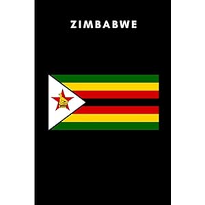 Zimbabwe: Country Flag A5 Notebook to write in with 120 pages