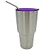 Bestpriceam Spill Proof & Splash Resistant Lid for Yeti Rambler & Tumbler New, 30 oz (Purple)