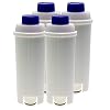 4x waterfilter compatibel met DeLonghi volautomatische espressomachines Autentica ECAM23 Dedica Dinamica Eletta ESAM6720…