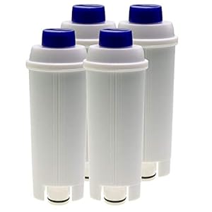 4x waterfilter compatibel met DeLonghi volautomatische espressomachines Autentica ECAM23 Dedica Dinamica Eletta ESAM6720…