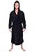 Alexander Del Rossa Mens Fleece Robe, Long Hooded Bathrobe