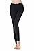 Oalka Women Yoga Pants Workout Running Leggings Black L