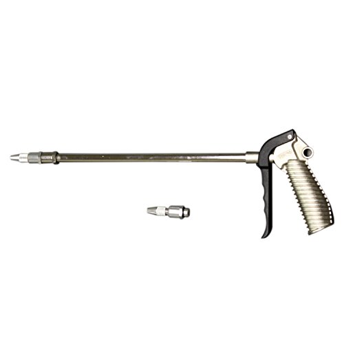 Milton S-182 Turbo Pistol Grip Blow Gun - 10" Extended Reach and Adjustable Nozzle - 40 CFM - 230 Max PSI