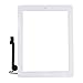 Monstleo Touch Screen Digitizer Assembly for White iPad 4 Model A1458, A1459, A1460 + Home Button,Adhesive Tape and Tools