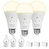 JackonLux Battery Operated Cordless Light Bulbs