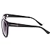 VIVIENFANG Women Classic Flat Top Aviator Polarized Sunglasses Designer Ombre Boyfriend Shades P1835A Black
