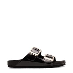 Madden Girl Women's Bodiee Slide Sandal, Black