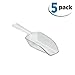 iDesign BPA-Free Plastic Multi-Purpose 2 Tablespoon Measuring Scoops - Clear (Set of 5)