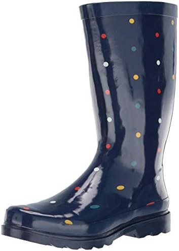 womens printed rain boots