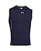 Under Armour Men's UA HeatGear® Armour Sleeveless Compression Shirt LG Navy
