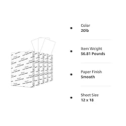 Accent Opaque White Printer Paper, 12” x