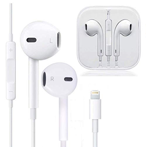 Earphones,with Microphone Earbuds Stereo Headphones and Noise Isolating Headset Made Compatible with iPhone Xs/iPhone XR/iPhone X/iPhone 7/iPhone 8 (Bluetooth Connectivity) Earphones