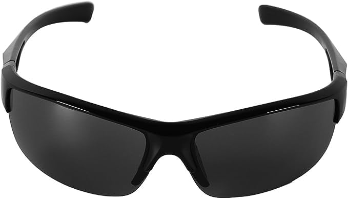 DPWOUM Black Polarized Sports Sunglasses for Men Women Polarized Rectangular Driving Sunglasses Sports EyewearBaseball Cycling Golf Fishing，Cycling Glasses