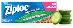 Ziploc Snack Bag 50 Bags