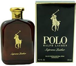 POLO SUPREME LEATHER by Ralph Lauren EAU DE PARFUM SPRAY 4.2 OZ for MEN ---(Package Of 6)