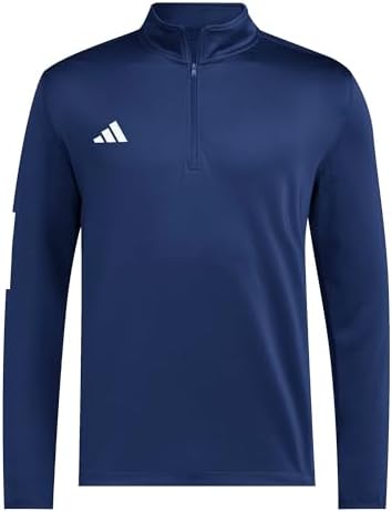 Amazon.com: adidas Half Zip Aeroready Golf Jacket M Royal Blue