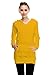 Womens Basic Fleece Hoodie Tunic Top Hooded Pullover Sweatshirt w Front Pocket