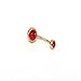 Coolrunner 14G Belly Button Ring Body Jewelry Piercing 12 Pack (Gold Pole)