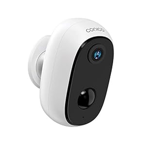 Battery Security Camera Outdoor 10000mAh, Conico 2.4G WiFi 1080P Wireless Rechargeable Battery Powered Camera with 2-Way…