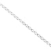 JOSCO 1.5mm Rolo Chain .925 Italian Sterling Silver Necklace. 14,16,18,20,22,24,30,36 Inches Available