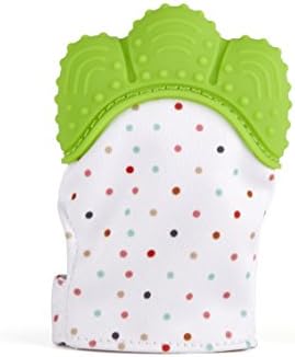 Silicone Baby Teether Mitten, S-World Kee Like Teething Toys for Teething Ring Provides Self-Soothing Fun- Ideal Baby Shower Gift (Light Green)
