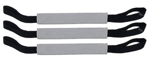 Bundle of 3 Soft Flat Rolled Leather 10